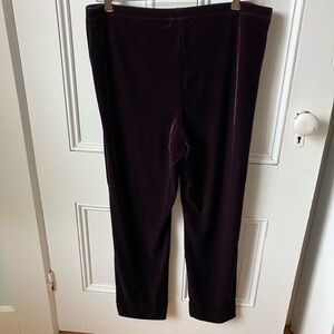 Purple Velvet Pants by Sybelle